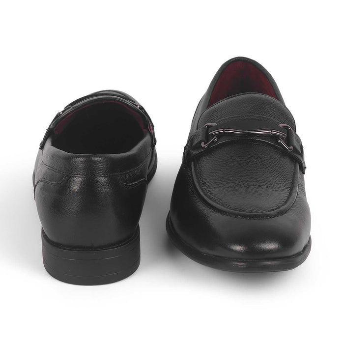 Morko Black Men's Office Wear Loafers Tresmode
