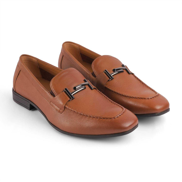 Nelson Tan Men's Genuine Leather Premium Loafers Tresmode