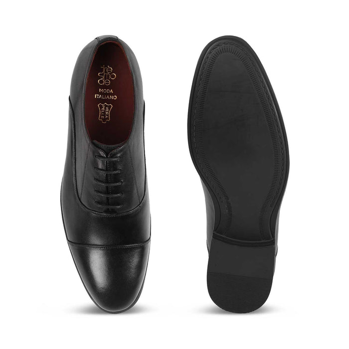 Niolet Black Men's Classic Lace Ups Tresmode