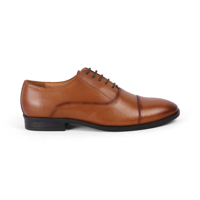 Niolet Tan Men's Oxford Lace Ups Tresmode