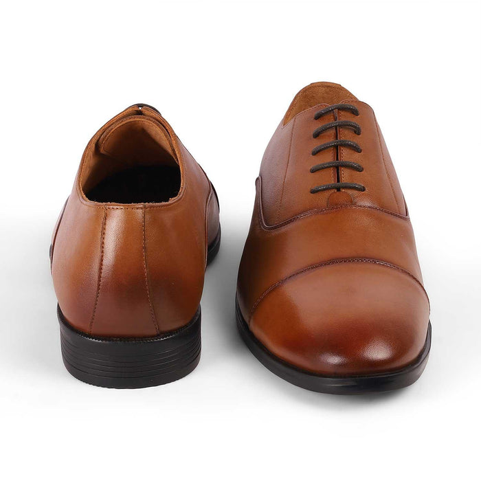 Niolet Tan Men's Sophisticated Lace Ups Tresmode