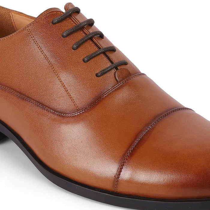 Niolet Tan Men's Classic Lace Ups Tresmode