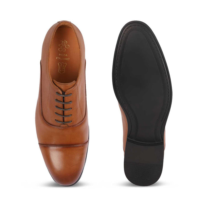 Niolet Tan Men's Formal Lace Ups Tresmode
