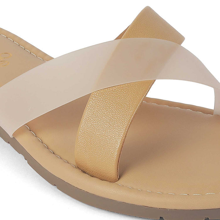 Tresmode Nion TMM2 Beige Women's Casual Flats