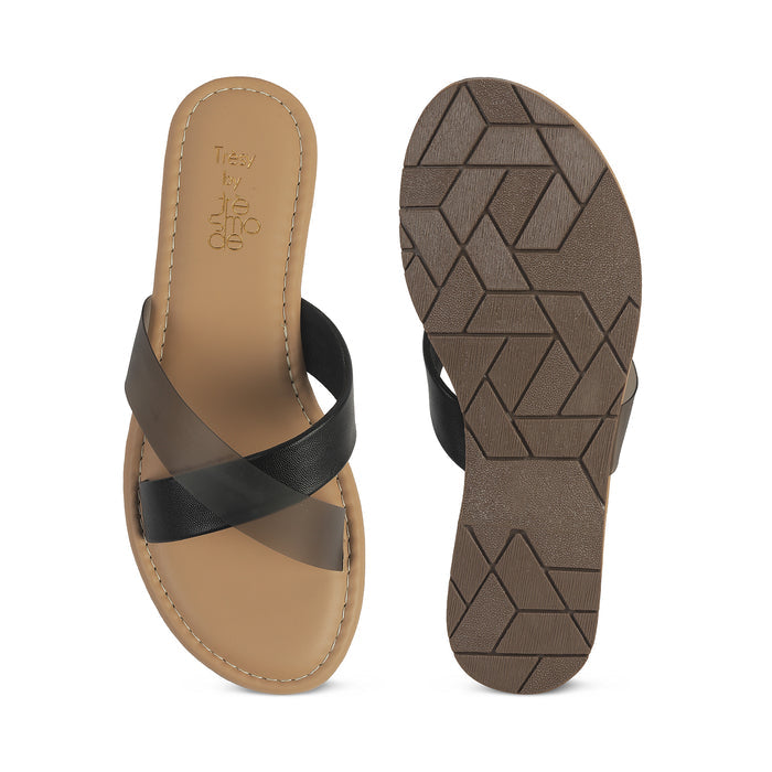 Tresmode Nion TMM2 Black Women's Casual Flats