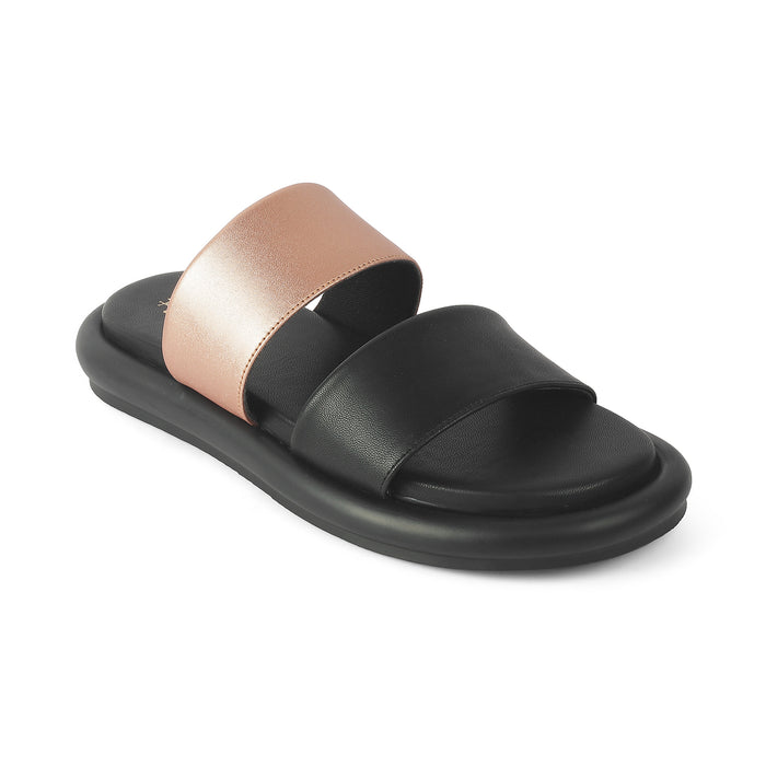 Women's Champagne Flats Tresmode