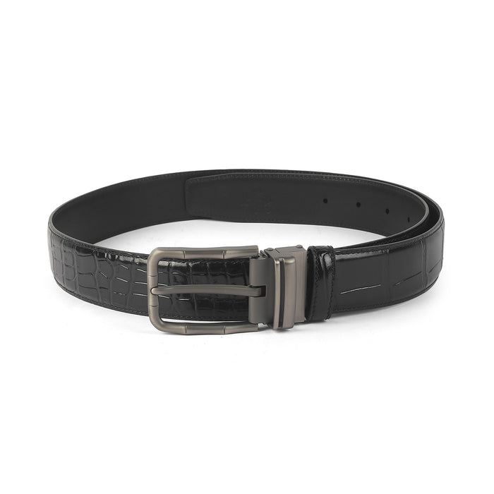 Tresmode Paris Black Men's Leather Belt