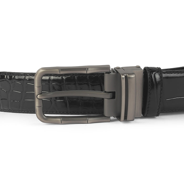 Tresmode Paris Black Men's Leather Belt