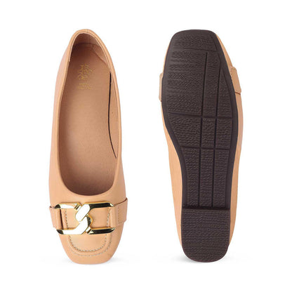 Pici Nude Dress Ballerinas For Women Tresmode