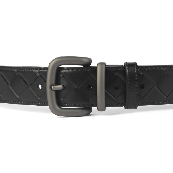 Tresmode Power Black Men's Leather Belt