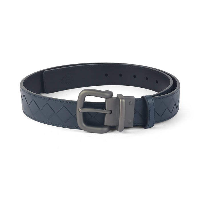 Tresmode Power Blue Men's Leather Belt