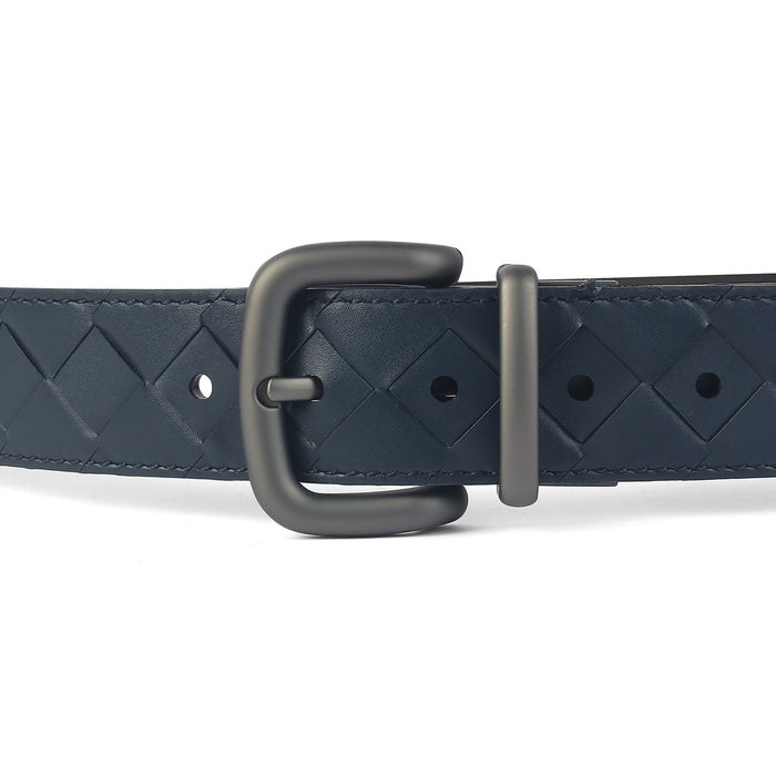 Tresmode Power Blue Men's Leather Belt
