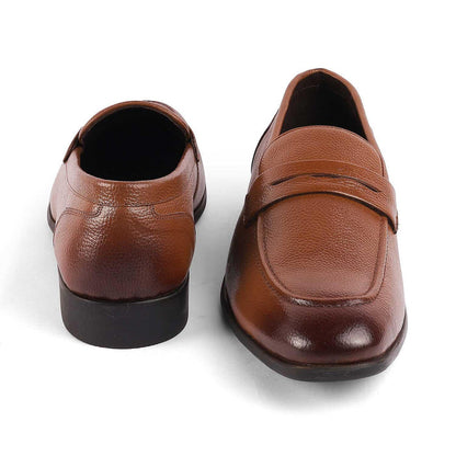 Quebec Tan Men's Premium Loafer Shoes Tresmode