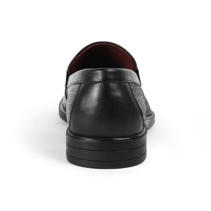 Ro Black Men's TPR Sole Leather Loafers Tresmode