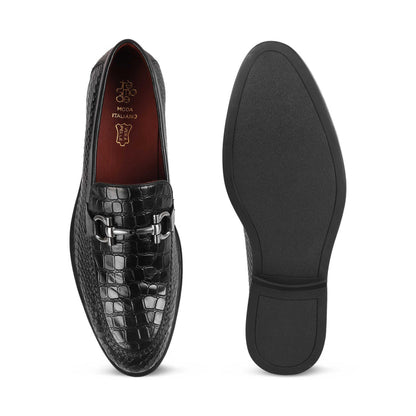 Ro Black Men's Trendy Leather Loafers Tresmode