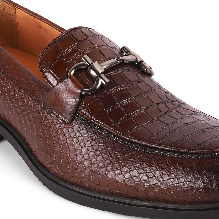 Ro Brown Men's Formal Leather Loafers Tresmode