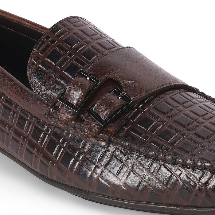 Robert Brown Men's Latest Double Monk Shoes Tresmode