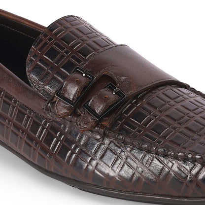 Robert Brown Men's Latest Double Monk Shoes Tresmode