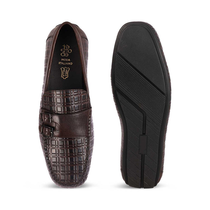 Robert Brown Men's Formal Double Monk Shoes Tresmode