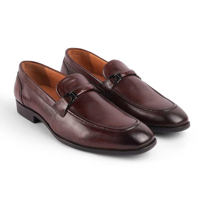 Rofel Brown Men's TPR Sole Loafers Tresmode
