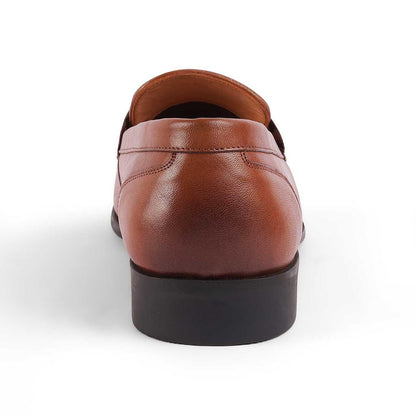Rofel Tan Men's Genuine Leather Loafers Tresmode