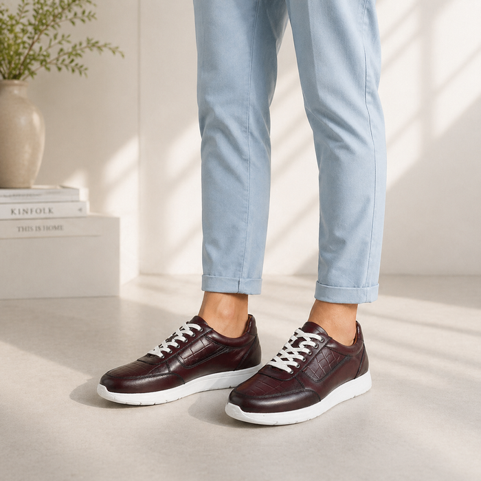Tresmode Ronca Wine Men's Sneakers