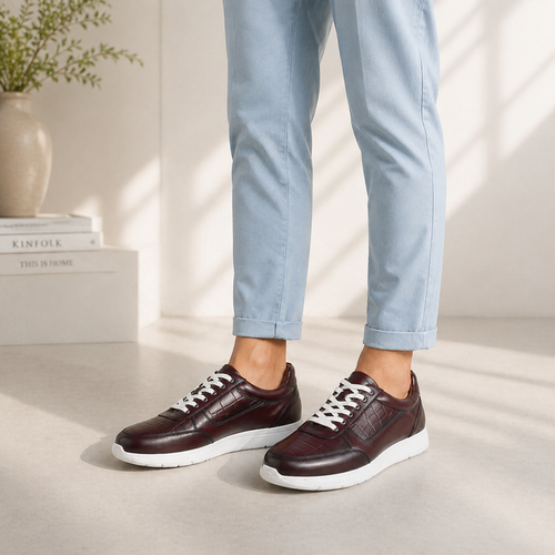 Tresmode Ronca Wine Men's Sneakers