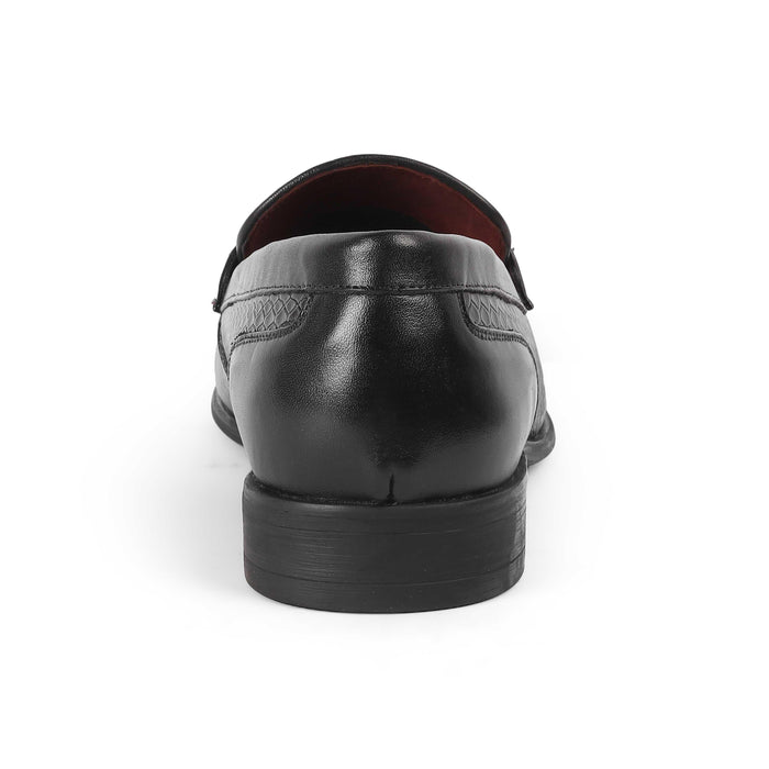 Royal Black Men's Genuine Leather Loafers Tresmode