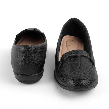 Rujer Black Women's Premium Loafers Tresmode