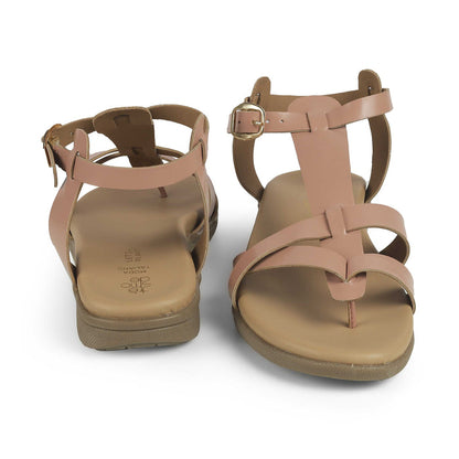 Women's Round Toe-shape Platform Flats Tresmode