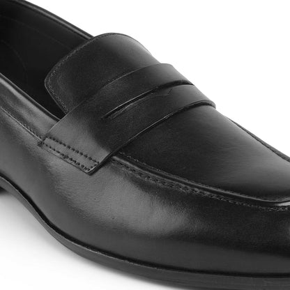 Men's Formal Leather Penny Loafers Tresmode