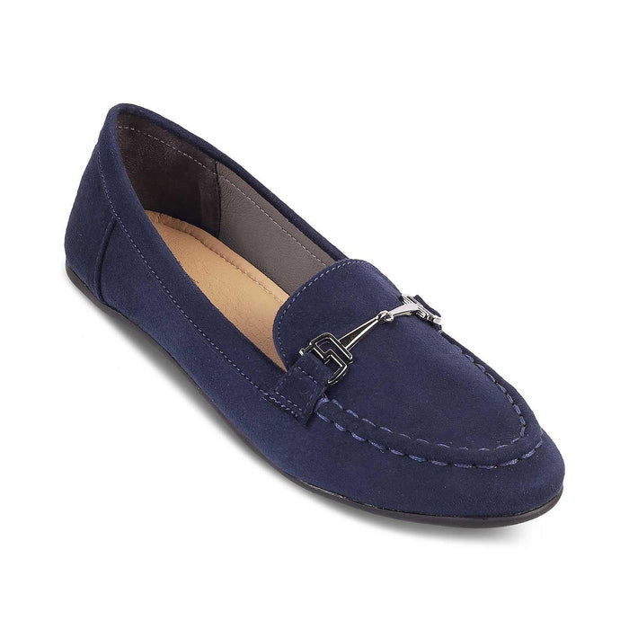 Sangelus Blue Women's TPR Sole Loafers Tresmode