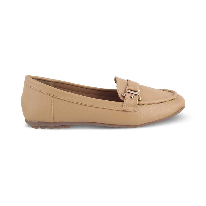 Sativa Beige Women's Vegan-Friendly Loafers Tresmode