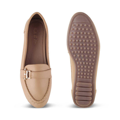 Sativa Beige Women's Dress Loafers Tresmode