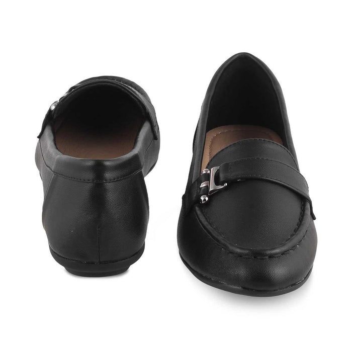 Sativa Black Women's Comfortable Loafers Tresmode
