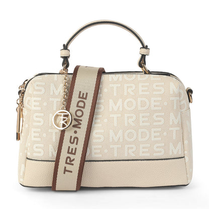 Women's Beige Sling Bag Tresmode