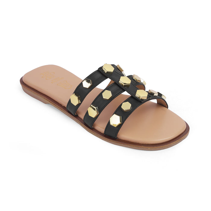 Women's Black Flats Tresmode