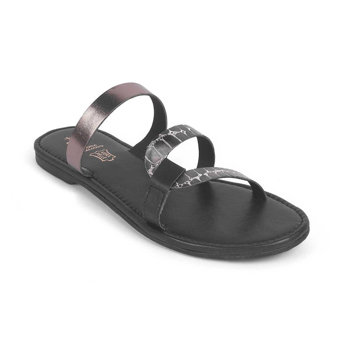 Sna Pewter Women's Comfortable Flats Tresmode