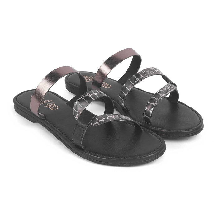 Sna Pewter Women's Stylish Flats Tresmode