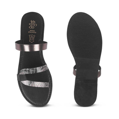 Sna Pewter Women's Go-to Flats Tresmode