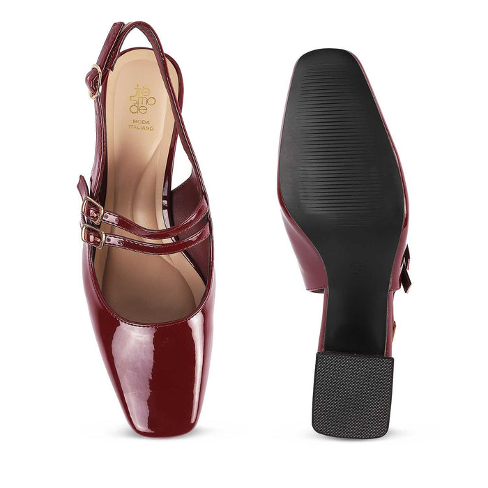 Sofab Maroon Women's Modern Pumps Tresmode