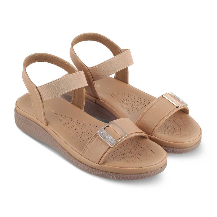 The Stepi TMS-1 Beige Women's Casual Flats Tresmode - Tresmode