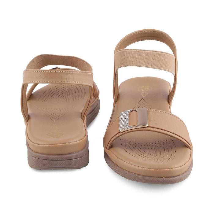 The Stepi TMS-1 Beige Women's Casual Flats Tresmode - Tresmode