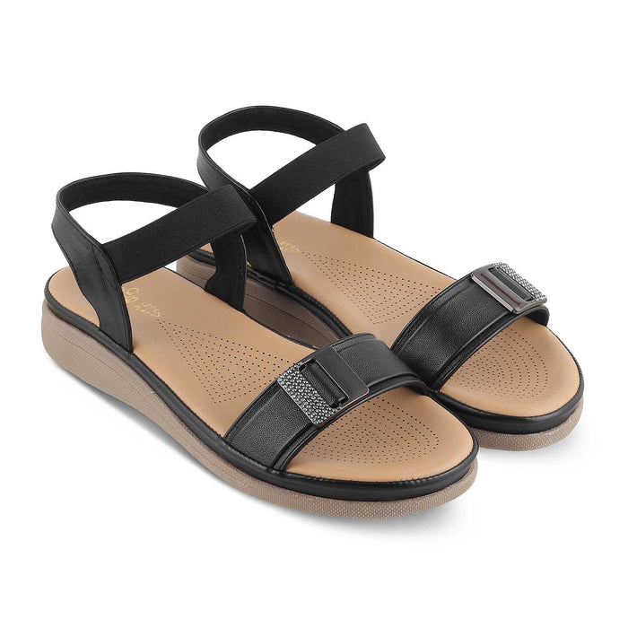 The Stepi TMS-1 Black Women's Casual Flats Tresmode - Tresmode