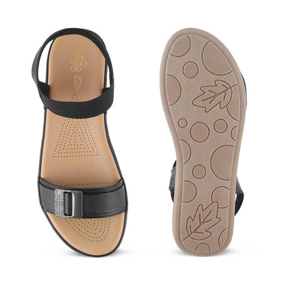 The Stepi TMS-1 Black Women's Casual Flats Tresmode - Tresmode