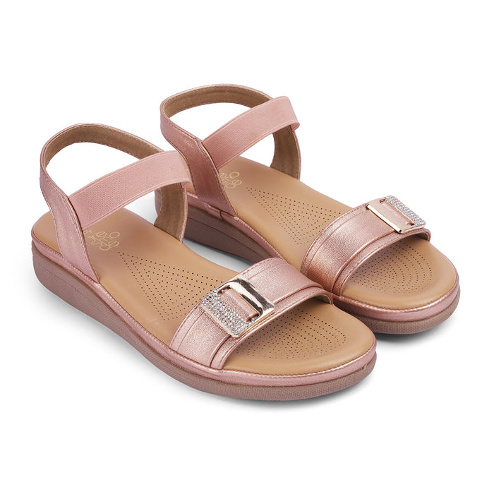 Women's Vegan-Friendly Block Heel Sandals Tresmode