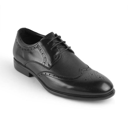 St.James Black Men's Genuine Leather Lace Ups Tresmode