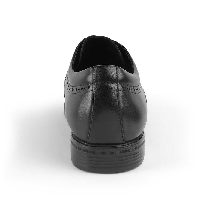 St.James Black Men's Round Shape Lace Ups Tresmode