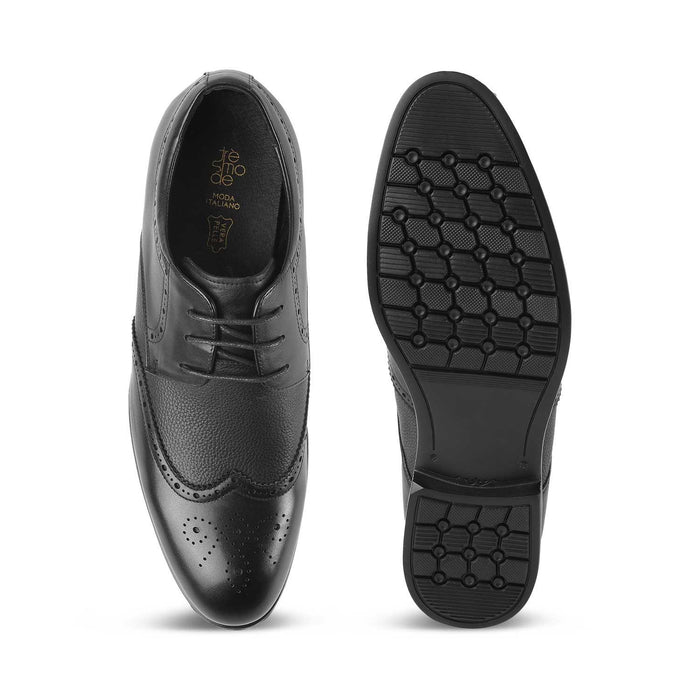 St.James Black Men's Classic and Premium Lace Ups Tresmode