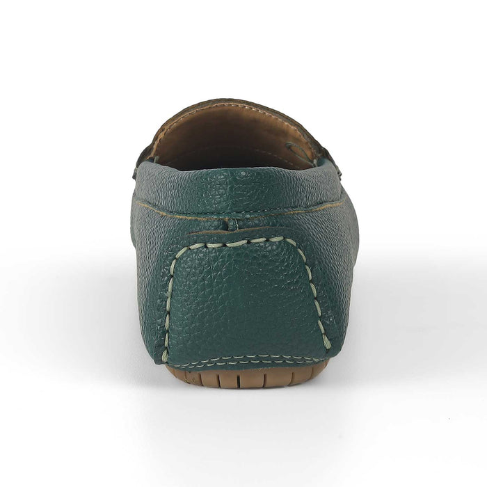 Women's Green Loafers Tresmode